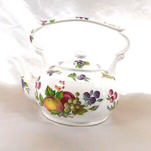 Arthur Wood Teapot Design with Fruit Pattern # 25841